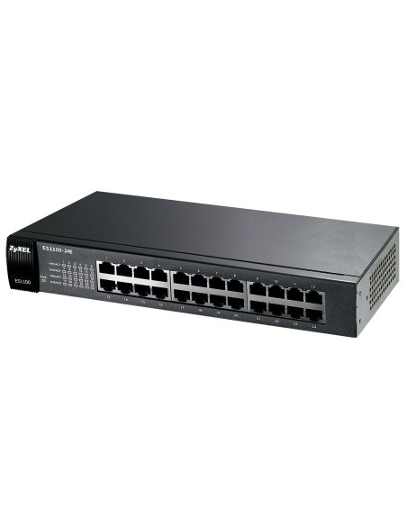 Zyxel ES1100-24E Non gestito Nero
