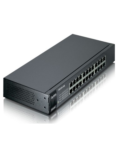 Zyxel ES1100-24E Non gestito Nero