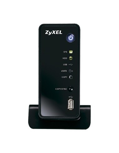 Zyxel NSA310 + 500GB Collegamento ethernet LAN Nero