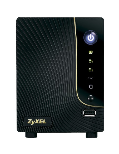 Zyxel NSA320 server NAS e di archiviazione Nero