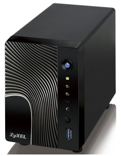 Zyxel NSA325 Collegamento ethernet LAN Nero
