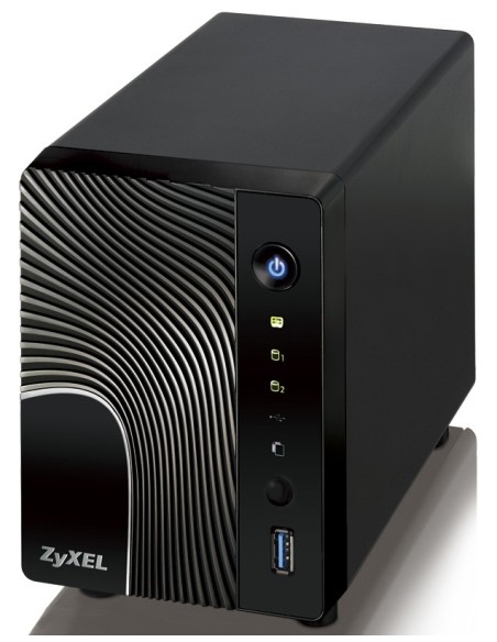 Zyxel NSA325 Collegamento ethernet LAN Nero