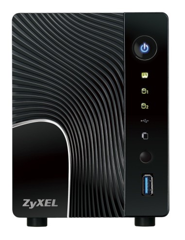 Zyxel NSA325 Collegamento ethernet LAN Nero