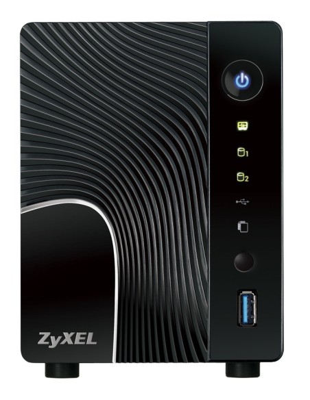 Zyxel NSA325 Collegamento ethernet LAN Nero
