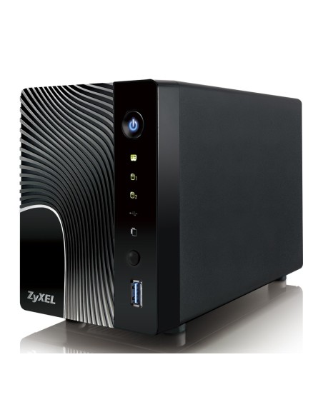 Zyxel NSA325 Collegamento ethernet LAN Nero