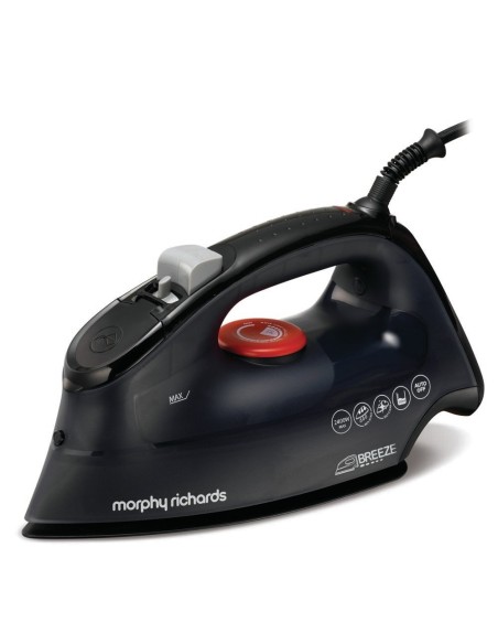 Morphy Richards 300260 ferro da stiro Ferro a vapore Ceramica 2400 W Nero, Rosso