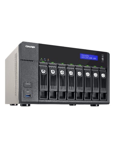 QNAP TVS-871 NAS Tower Collegamento ethernet LAN Nero i5-4590S