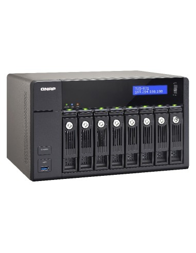 QNAP TVS-871 NAS Tower Collegamento ethernet LAN Nero i5-4590S