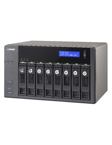 QNAP TVS-871 NAS Tower Collegamento ethernet LAN Nero i5-4590S