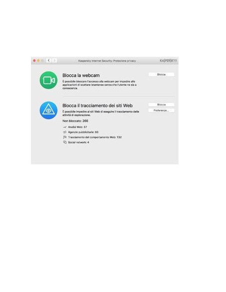 Kaspersky Lab Kaspersky Internet Security for Mac 2016 Licenza completa 1 licenza e 1 anno i