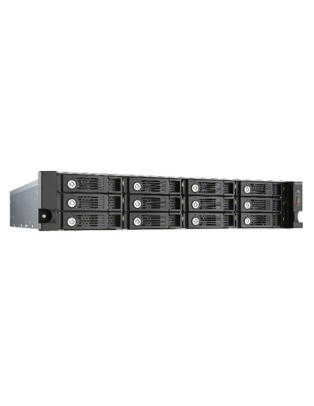 QNAP TVS-1271U-RP NAS Armadio (2U) Collegamento ethernet LAN Nero, Grigio i3-4150