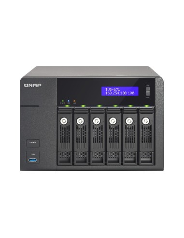 QNAP TVS-671 NAS Tower Collegamento ethernet LAN Nero i5-4590S