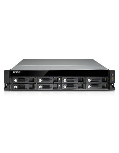 QNAP TVS-871U-RP NAS Armadio (2U) Collegamento ethernet LAN Nero, Grigio i5-4590S