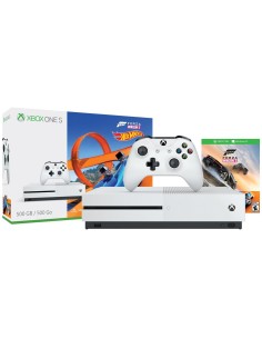 Microsoft Bundle Xbox One S 500GB + Forza Horizon 3 + DLC Hot Wheels Wi-Fi Bianco