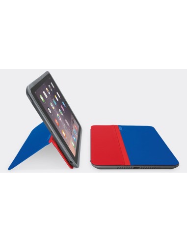 Logitech AnyAngle 20,1 cm (7.9") Cover Blu, Rosso