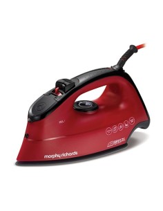 Morphy Richards 300259 ferro da stiro Ferro da stiro a secco e a vapore Ceramica 2400 W Rosso