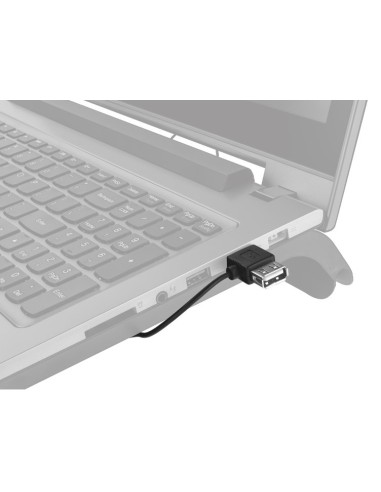 Trust 20400 base di raffreddamento per notebook 39,6 cm (15.6") Nero