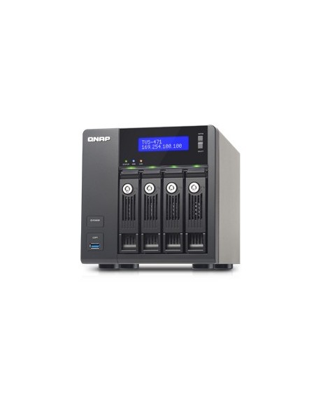 QNAP TVS-471-I3-4G server NAS e di archiviazione Tower Collegamento ethernet LAN Nero i3-4150