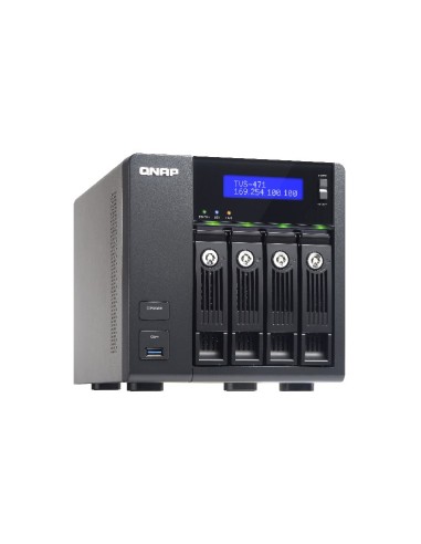 QNAP TVS-471-I3-4G server NAS e di archiviazione Tower Collegamento ethernet LAN Nero i3-4150