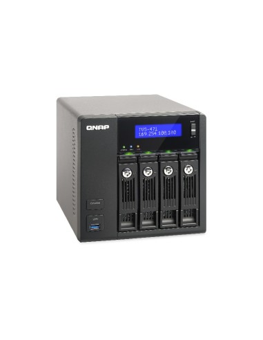 QNAP TVS-471-I3-4G server NAS e di archiviazione Tower Collegamento ethernet LAN Nero i3-4150