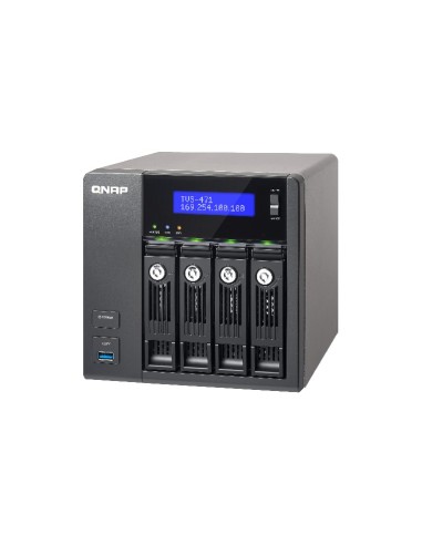 QNAP TVS-471-I3-4G server NAS e di archiviazione Tower Collegamento ethernet LAN Nero i3-4150