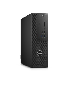 DELL Precision T3420 DDR4-SDRAM E3-1220V5 SFF Intel® Xeon® E3 v5 16 GB 256 GB SSD Windows 7 Professional Stazione di lavoro Nero