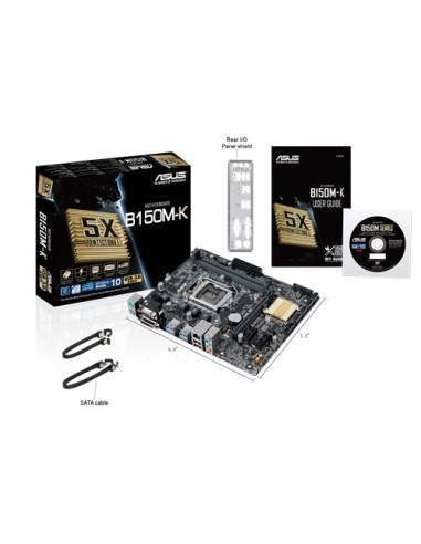 ASUS B150M-K scheda madre Intel® B150 LGA 1151 (Presa H4) micro ATX