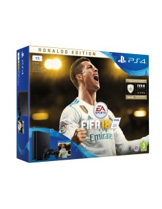 Sony Play Station 4 + Fifa 18 Deluxe Ronaldo Edition 1000 GB Wi-Fi Nero