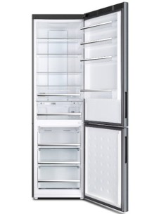 Haier C2FE637CFJ frigorifero con congelatore Libera installazione 374 L Acciaio inossidabile 2