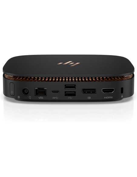 HP Elite Slice DDR4-SDRAM i7-6700T USFF Intel® Core™ i7 8 GB 256 GB SSD Windows 10 Pro Mini PC Nero