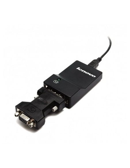 Lenovo USB 3.0 - DVI VGA adattatore grafico USB 2048 x 1152 Pixel Nero