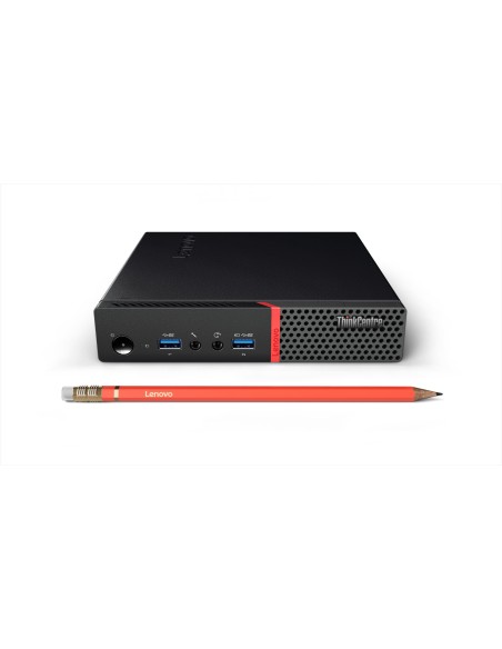 Lenovo ThinkCentre M900 DDR4-SDRAM i7-6700T mini PC Intel® Core™ i7 8 GB 256 GB SSD Windows 7 Professional Nero