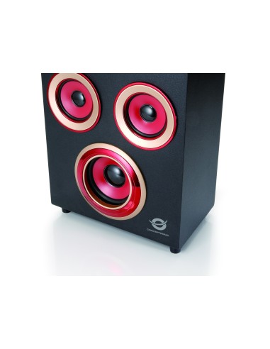 Conceptronic CLLSPKPARTY altoparlante portatile Nero, Rosso 10 W