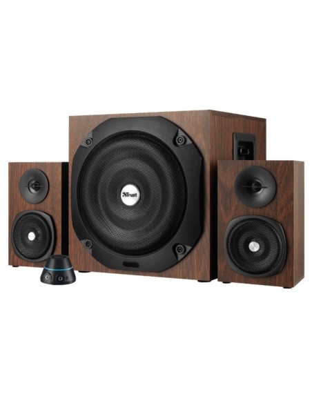 Trust 20244 set di altoparlanti 50 W Marrone 2.1 canali