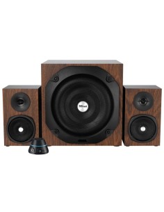 Trust 20244 set di altoparlanti 50 W Marrone 2.1 canali 2