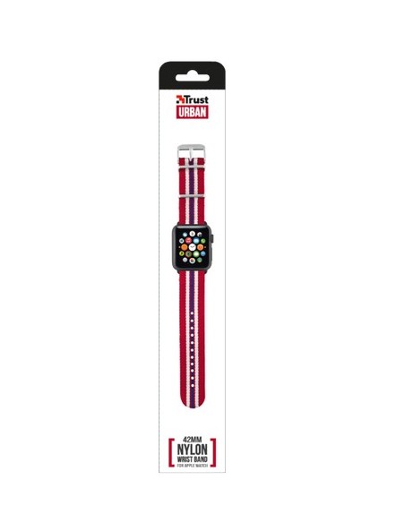 Trust 20932 accessorio indossabile intelligente Band Blu, Rosso, Bianco Nylon