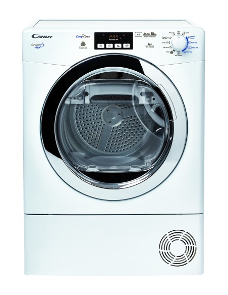 Candy GVH D1013A2-S asciugatrice Libera installazione Caricamento frontale 10 kg A++ Cromo, Bianco