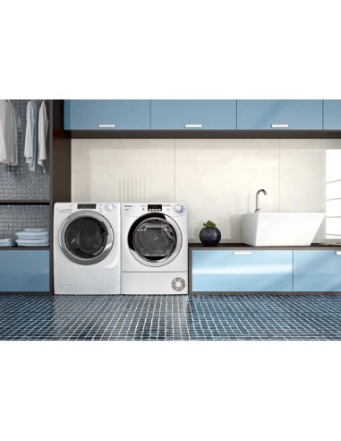 Candy GVH D1013A2-S asciugatrice Libera installazione Caricamento frontale 10 kg A++ Cromo, Bianco