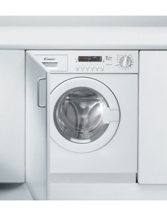Candy CDB 485DN 1-S lavasciuga Da incasso Caricamento frontale Bianco