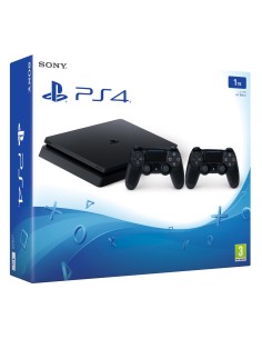 Sony PlayStation 4 Slim 1TB + 2 Dualshock 4 V2 1000 GB Wi-Fi Nero