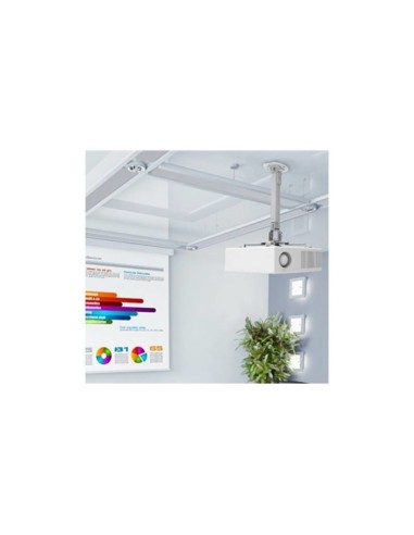Techly Supporto a Soffitto per Proiettori Estensione 380-580 mm Silver (ICA-PM 18S)