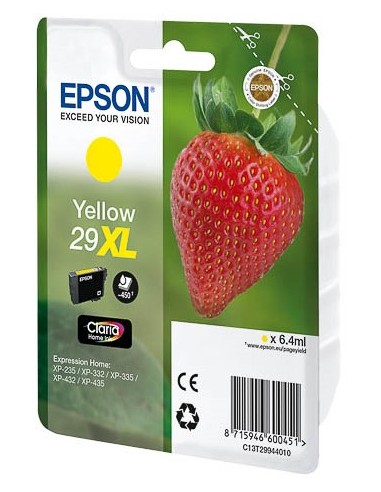 Epson Strawberry 29XL Y cartuccia d'inchiostro 1 pz Originale Resa elevata (XL) Giallo