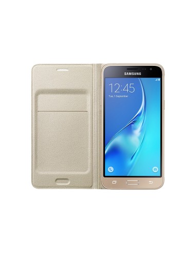 Samsung EF-WJ320 custodia per cellulare 12,7 cm (5") Custodia flip a libro Oro