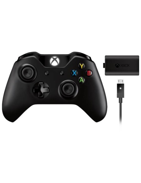 Microsoft Xbox One Wireless Controller Play and Charge Kit Nero Gamepad