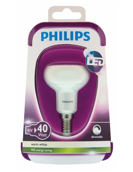 Philips LED4R50DMB1 lampada LED 4 W E14