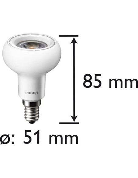 Philips LED4R50DMB1 lampada LED 4 W E14