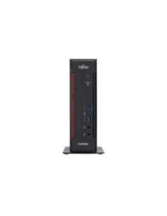 Fujitsu ESPRIMO Q556 DDR4-SDRAM i3-6100T mini PC Intel® Core™ i3 8 GB 256 GB SSD Windows 7 Professional Nero, Rosso
