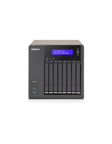 QNAP TS-853S PRO NAS Tower Collegamento ethernet LAN Nero