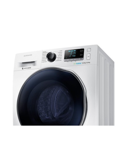 Samsung WD80J6410AW lavasciuga Libera installazione Caricamento frontale Bianco