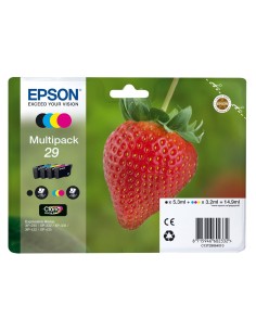 Epson Strawberry 29 CMYK cartuccia d'inchiostro 1 pz Originale Resa standard Nero, Ciano, Magenta, Giallo